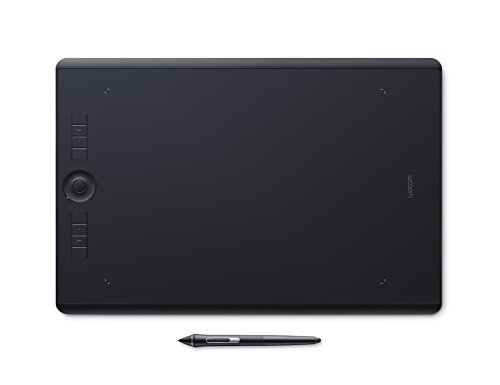Wacom Intuos Pro Large - Tablette Graphique à Stylet Professionnelle - Compatible avec Mac, Windows et de Nombreux logiciels de création - X Pouces - Noir