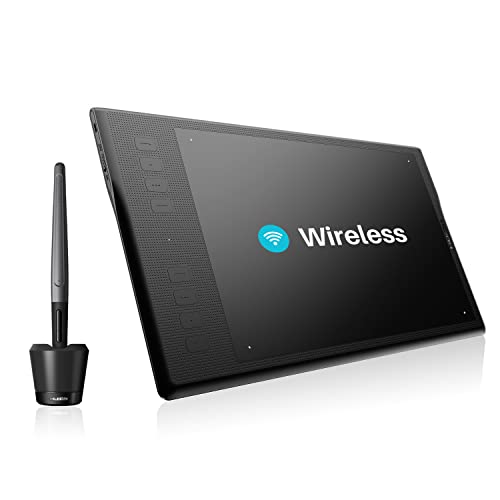 HUION INSPIROY Q11K Tablette de Dessin Graphique numérique à Stylet sans Fil (11 x 6.875 Pouces) avec 8192 Niveaux et 8 Touches Express, Idéal pour Le télétravail et la Formation en Ligne