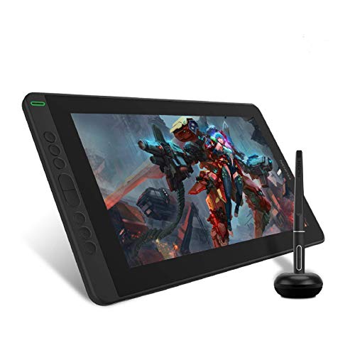 HUION Tablette Graphique avec écran Kamvas 13, écran entièrement laminé de 13,3 Pouces, Prend en Charge la connectivité avec Un Appareil Android, Idéal pour Le télétravail et la Formation en Ligne